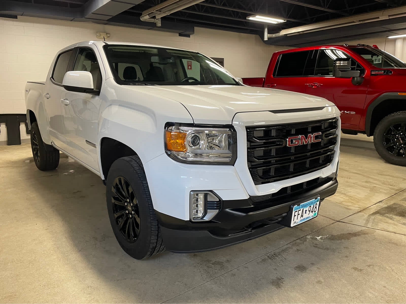 Certified 2021 GMC Canyon Elevation with VIN 1GTG6CEN1M1148208 for sale in New Ulm, Minnesota